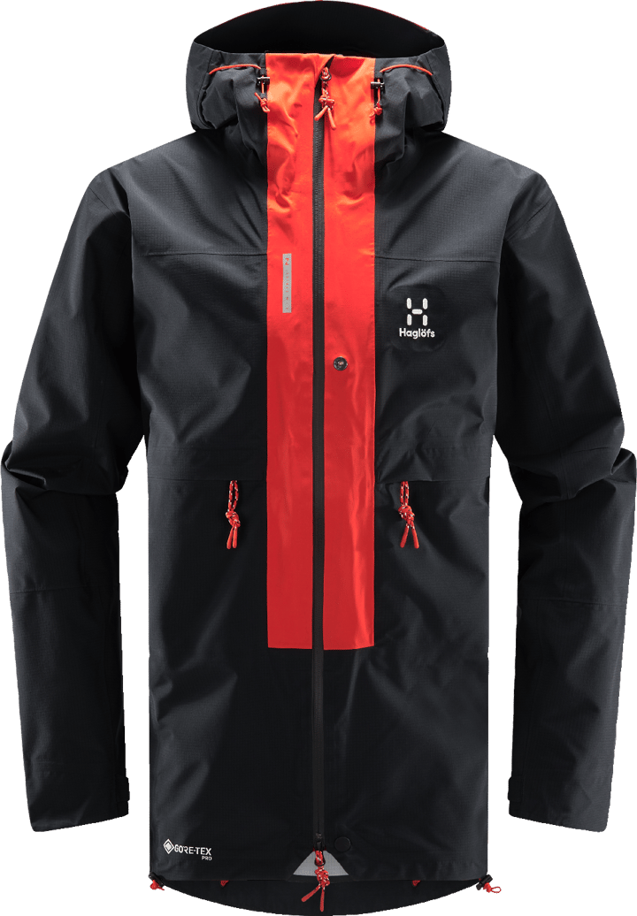 Haglöfs Men's L.I.M ZT Trek GORE-TEX PRO Jacket True Black/Zenith Red Haglöfs