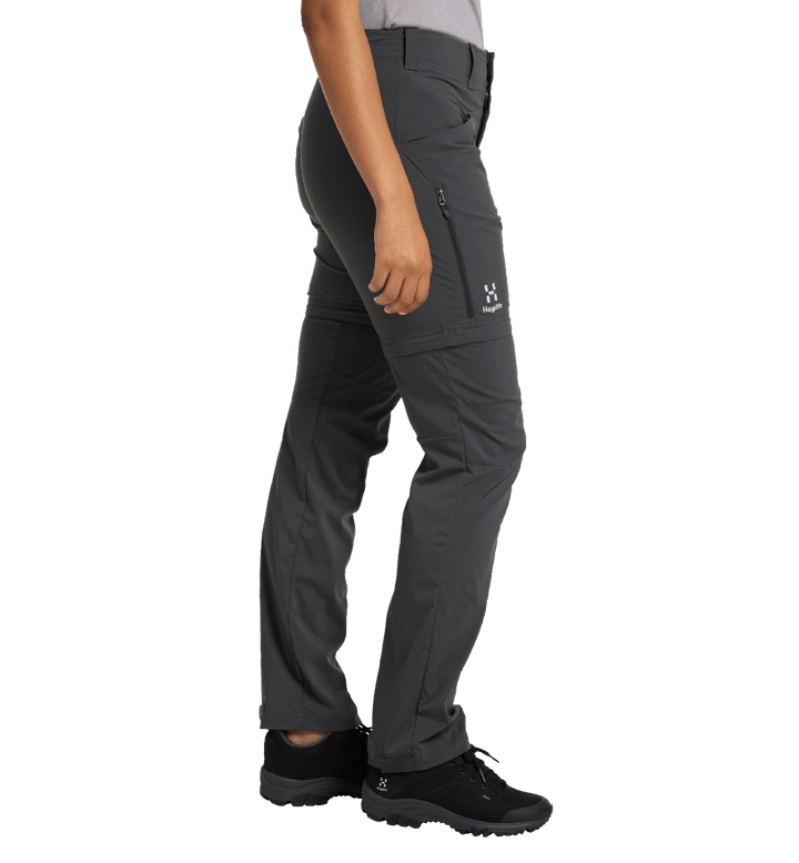 Women's Lite Standard Zip-Off Pant Magnetite Haglöfs