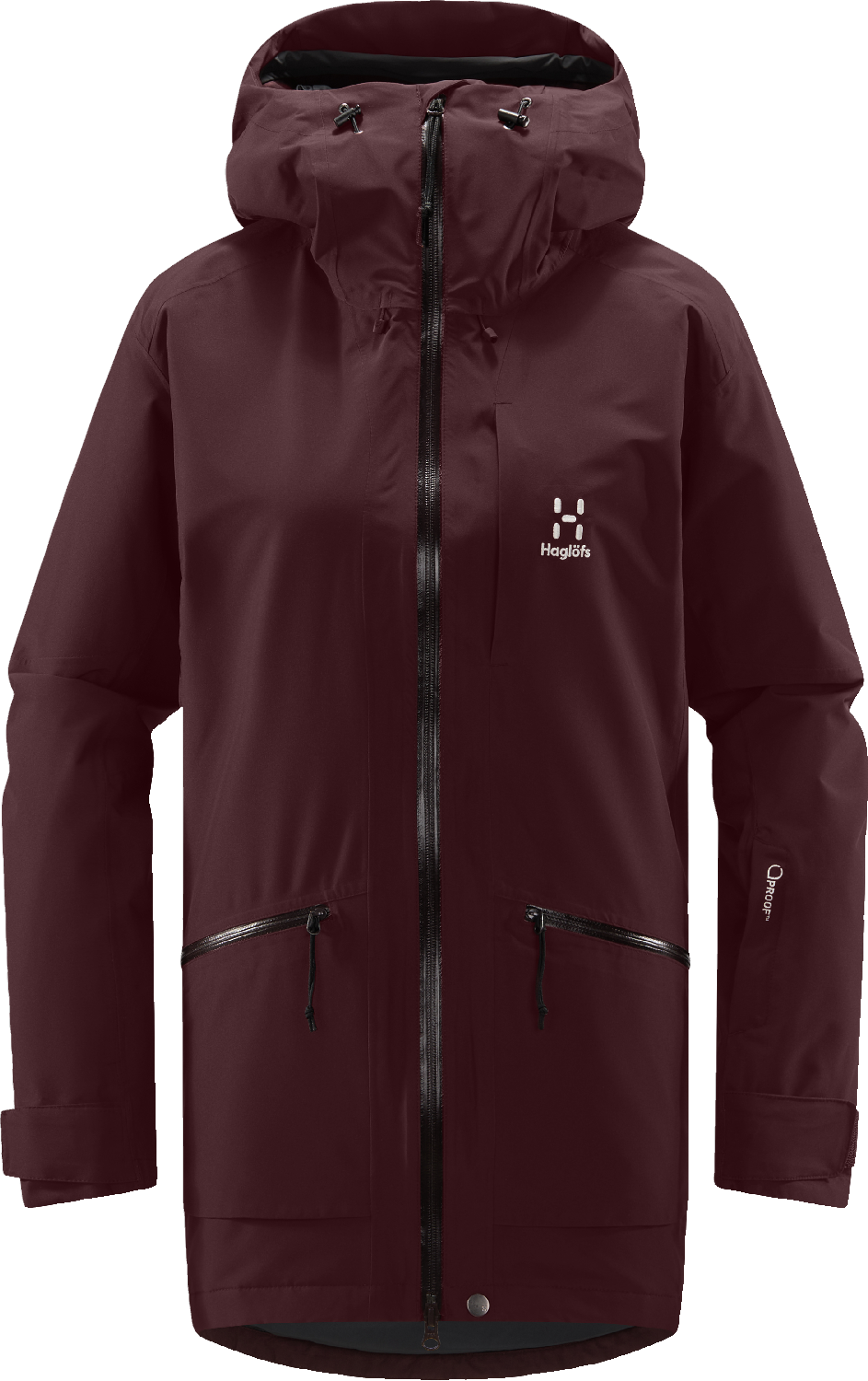 Women’s Lumi Insulated Parka Burgundy Brown