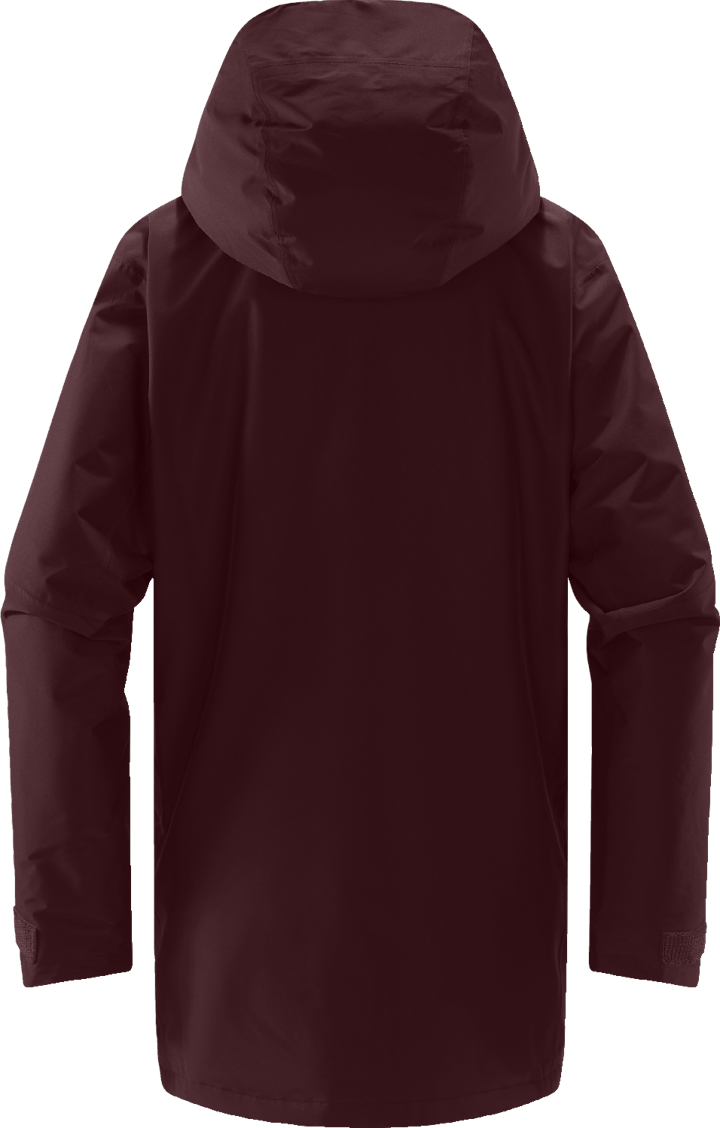 Haglöfs Women's Lumi Insulated Parka Burgundy Brown Haglöfs