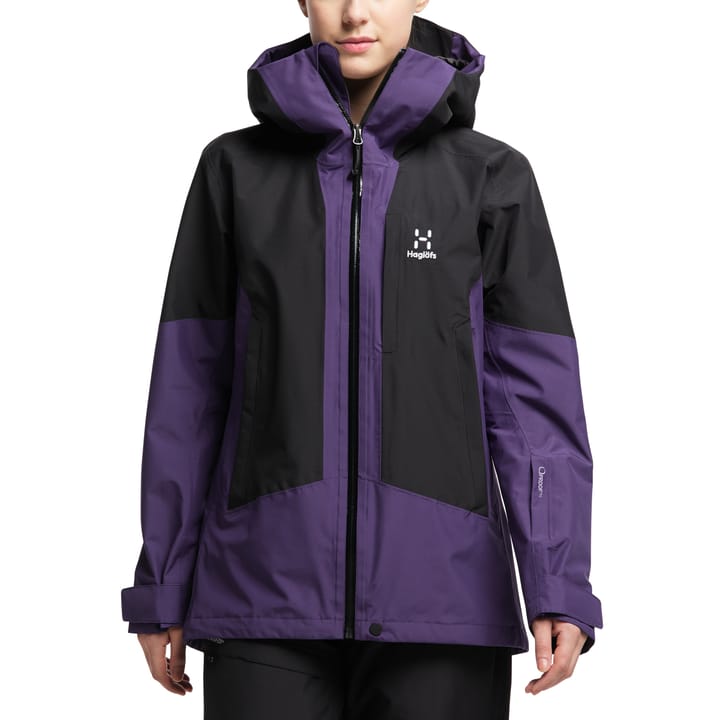 Haglöfs Women's Lumi Jacket Purple Rain/True Black Haglöfs