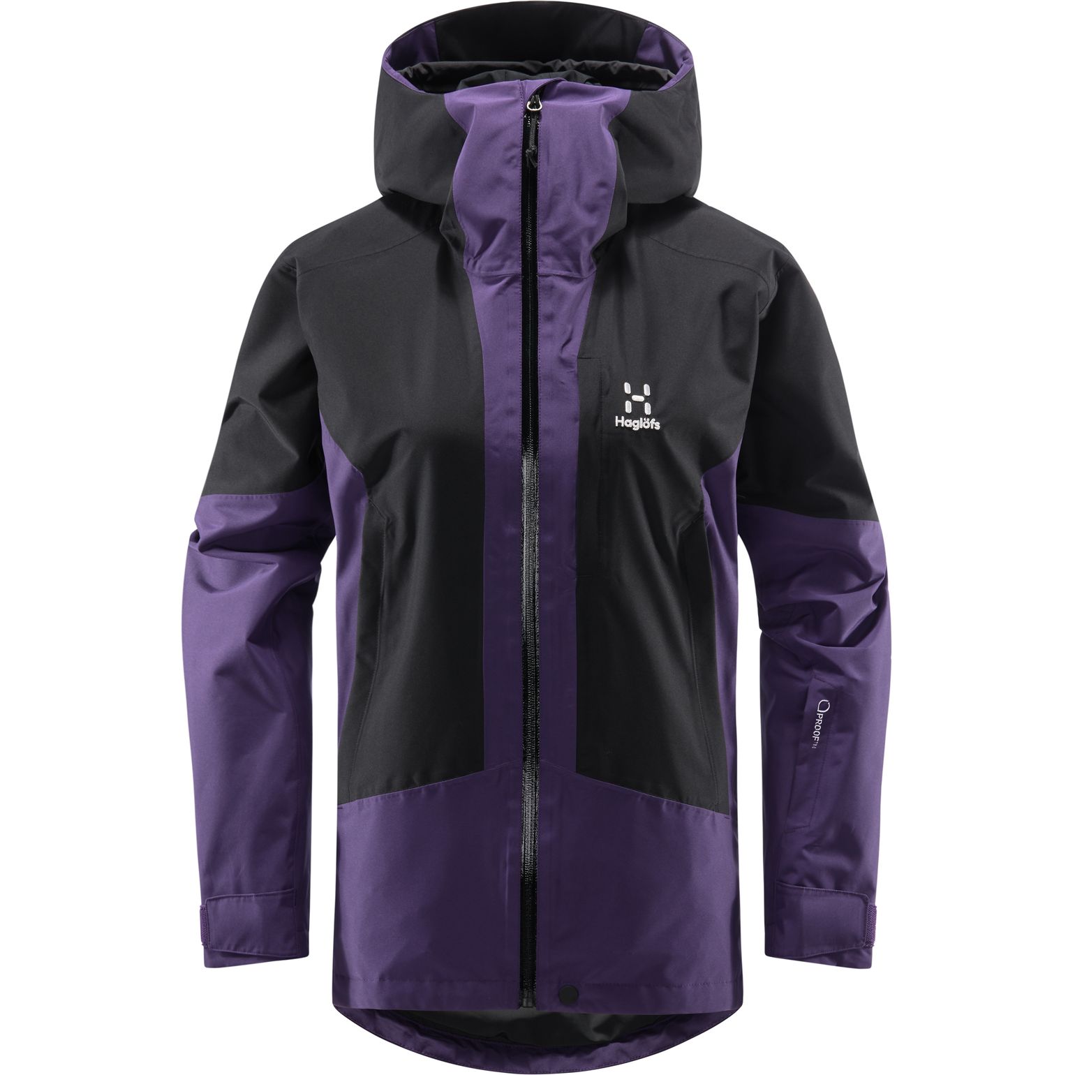 Haglöfs Women's Lumi Jacket Purple Rain/True Black