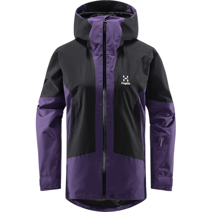 Haglöfs Women's Lumi Jacket Purple Rain/True Black Haglöfs