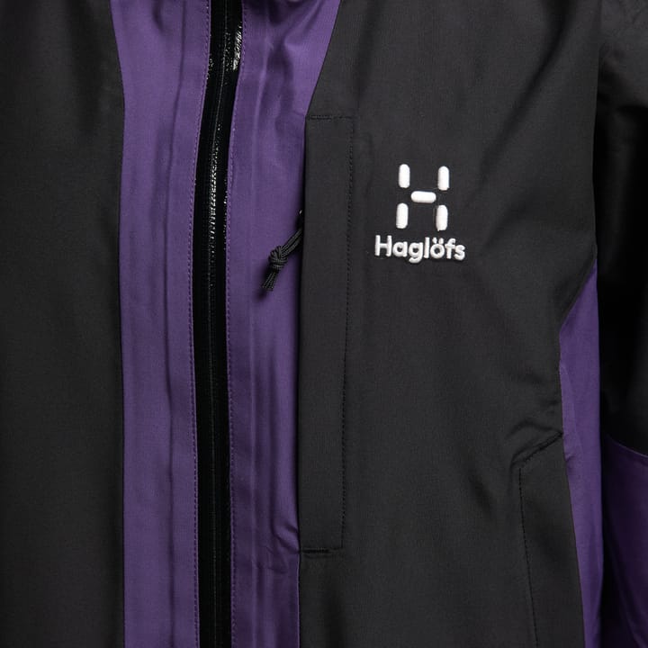 Haglöfs Women's Lumi Jacket Purple Rain/True Black Haglöfs