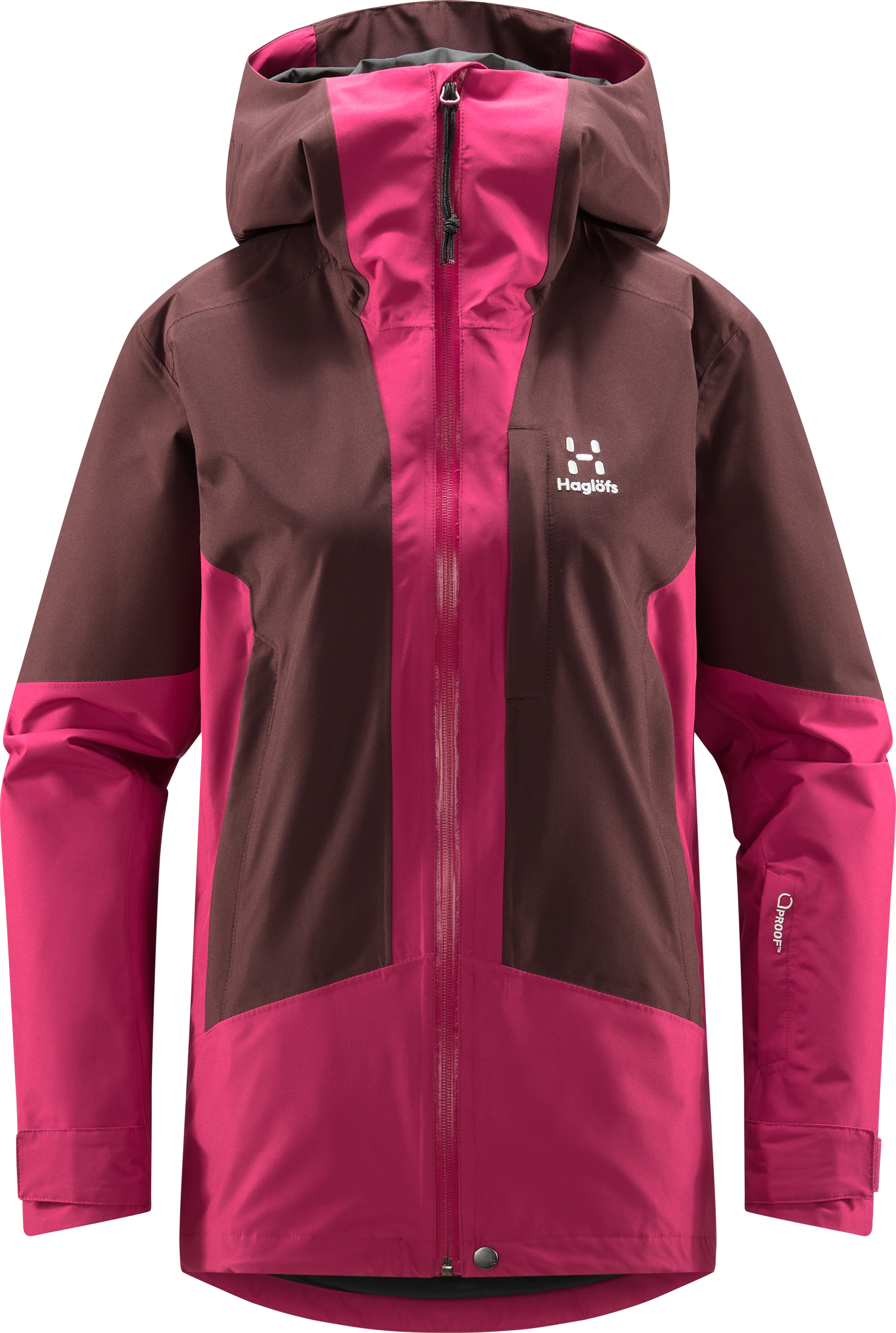 Women’s Lumi Jacket Deep Pink/Burgundy Brown
