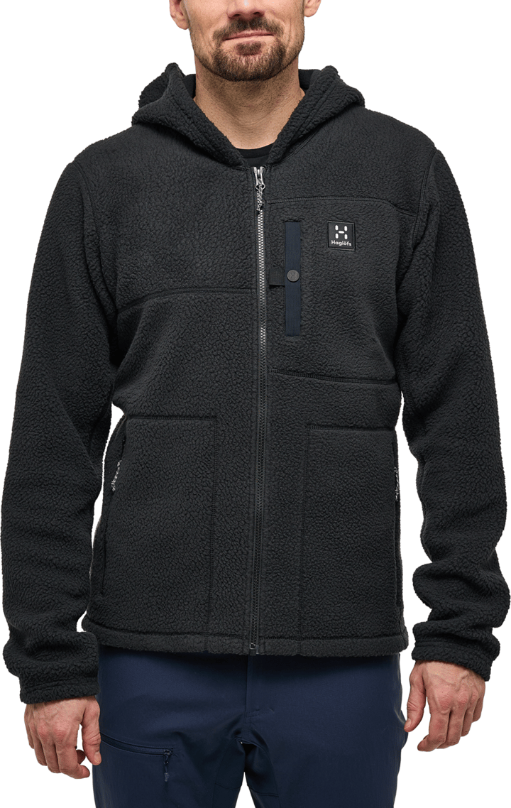 Men's Malung Pile Hood True Black Haglöfs