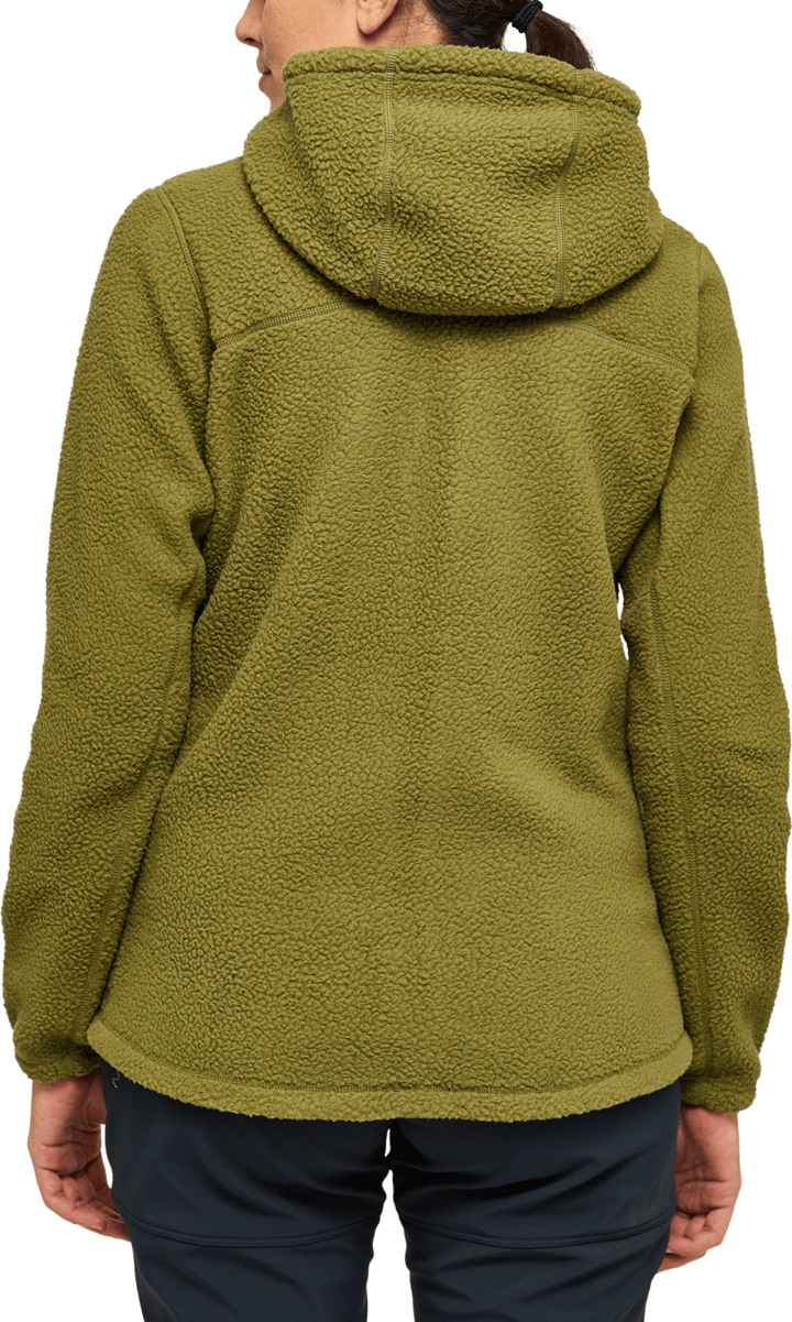 Women's Malung Pile Hood Olive Green Haglöfs