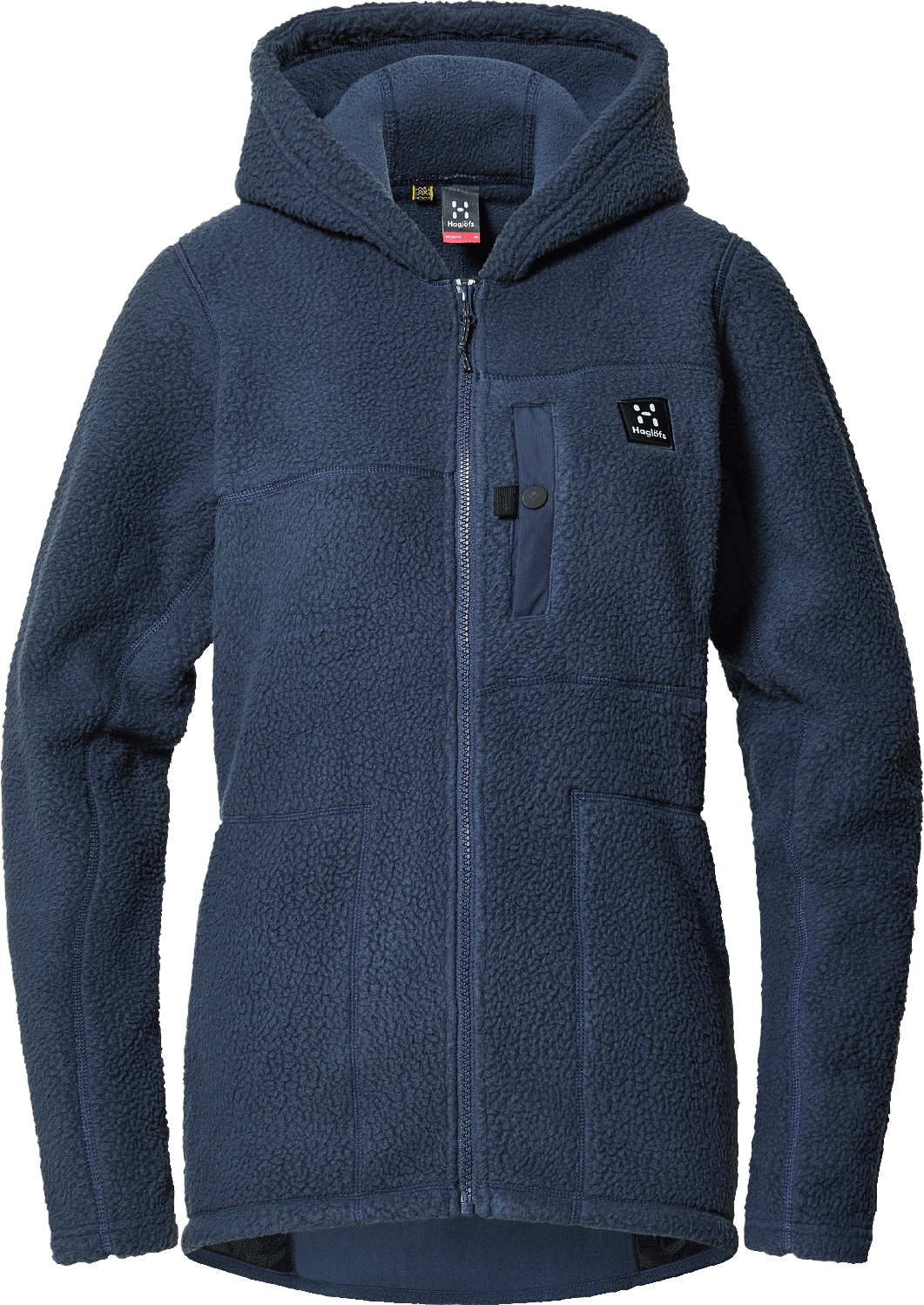 Women's Malung Pile Hood Tarn Blue