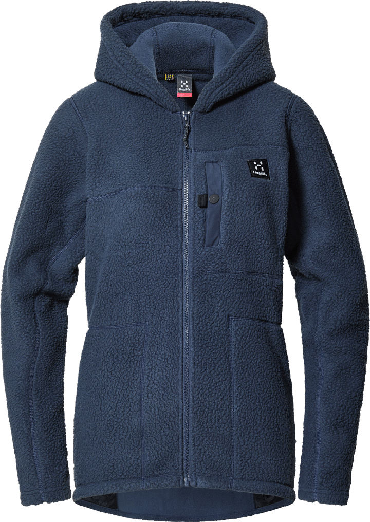 Women's Malung Pile Hood Tarn Blue Haglöfs