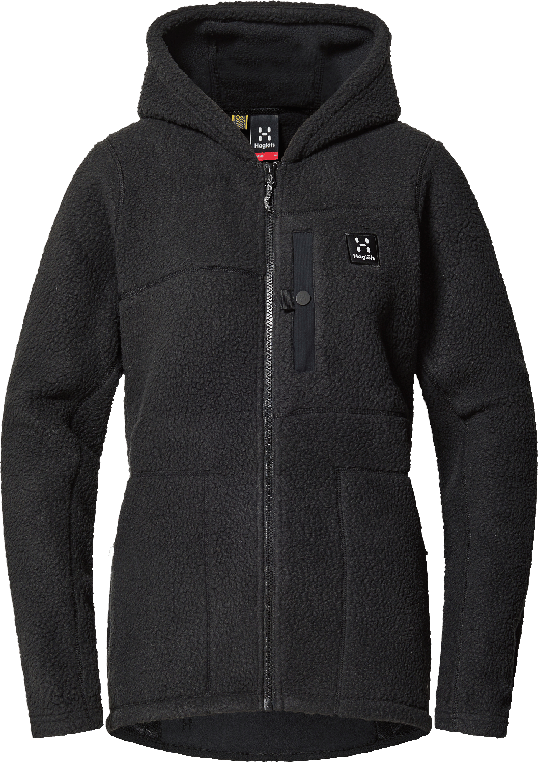 Women's Malung Pile Hood True Black