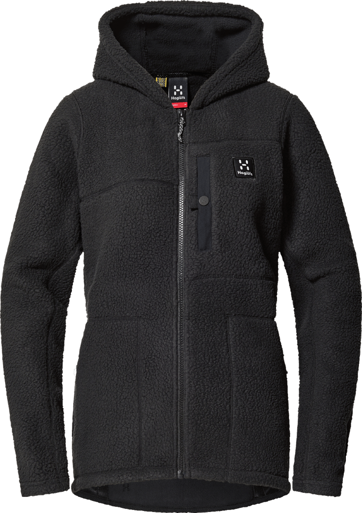 Women's Malung Pile Hood True Black Haglöfs