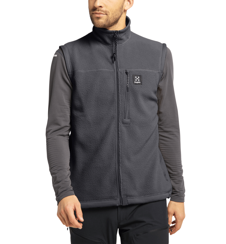 Haglöfs Men's Malung Pile Vest Magnetite Haglöfs Haglöfs Men's Malung Pile Vest Magnetite Haglöfs