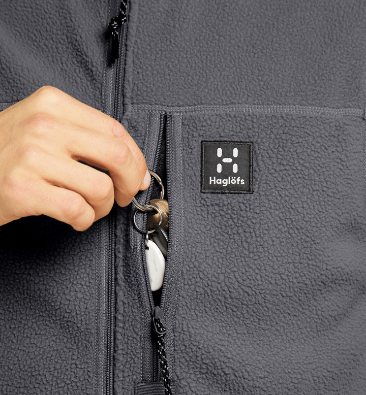 Haglöfs Men's Malung Pile Vest Magnetite Haglöfs Haglöfs Men's Malung Pile Vest Magnetite Haglöfs