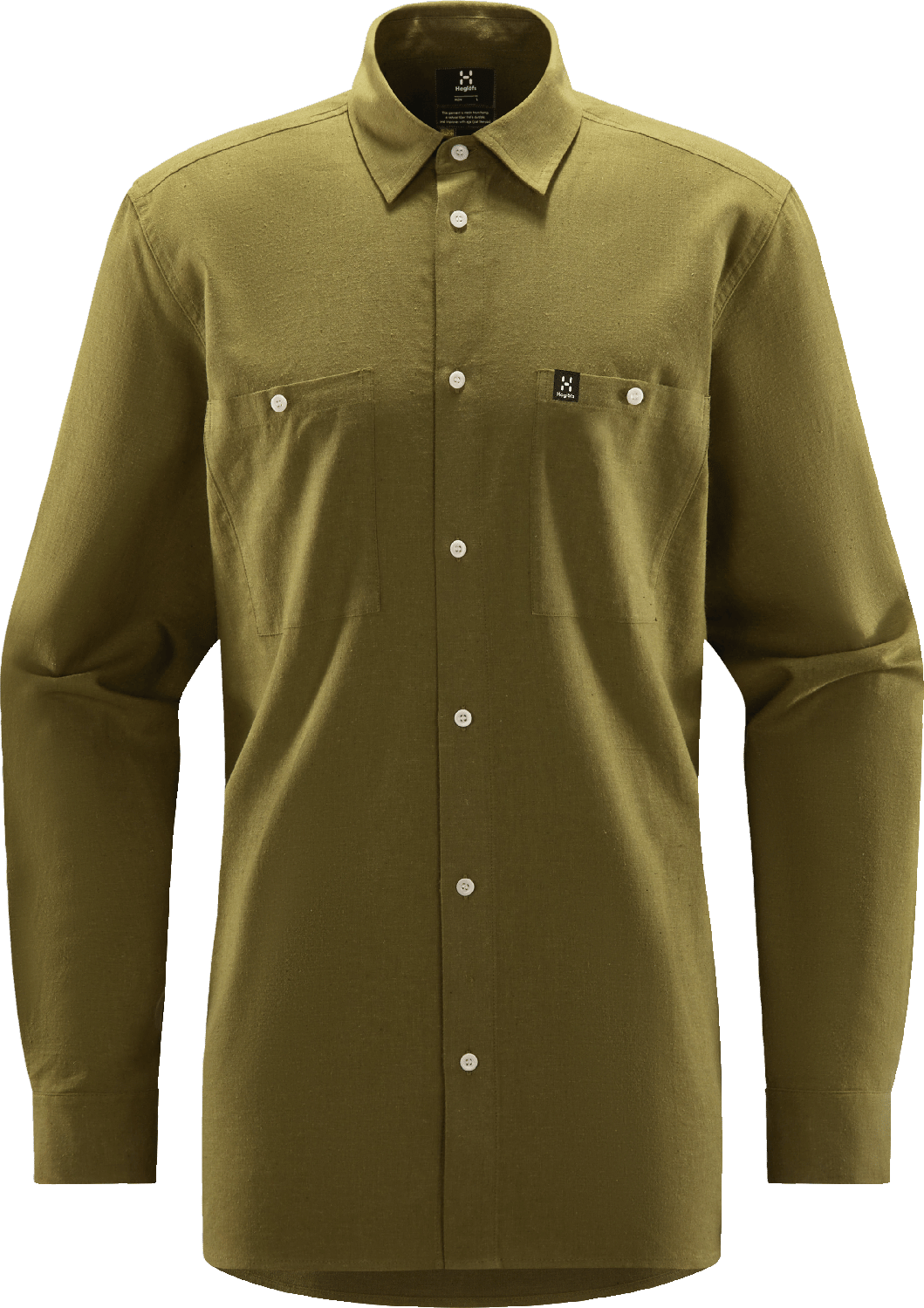 Men's Curious Hemp Shirt Olive Green