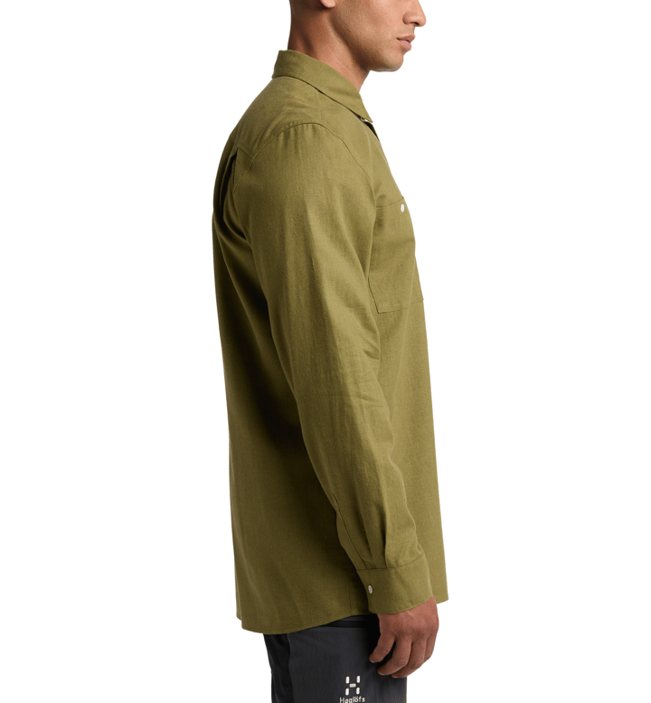 Men's Curious Hemp Shirt Olive Green Haglöfs