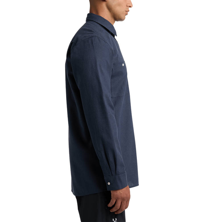 Haglöfs Men's Curious Hemp Shirt Tarn Blue Haglöfs