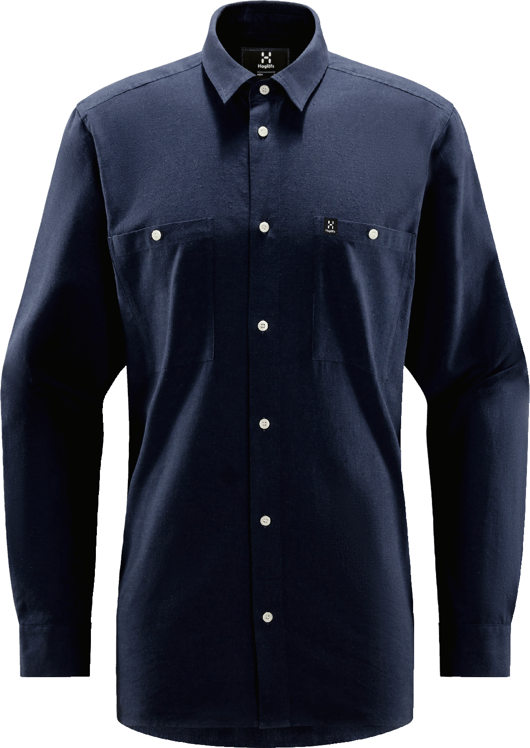 Haglöfs Men's Curious Hemp Shirt Tarn Blue