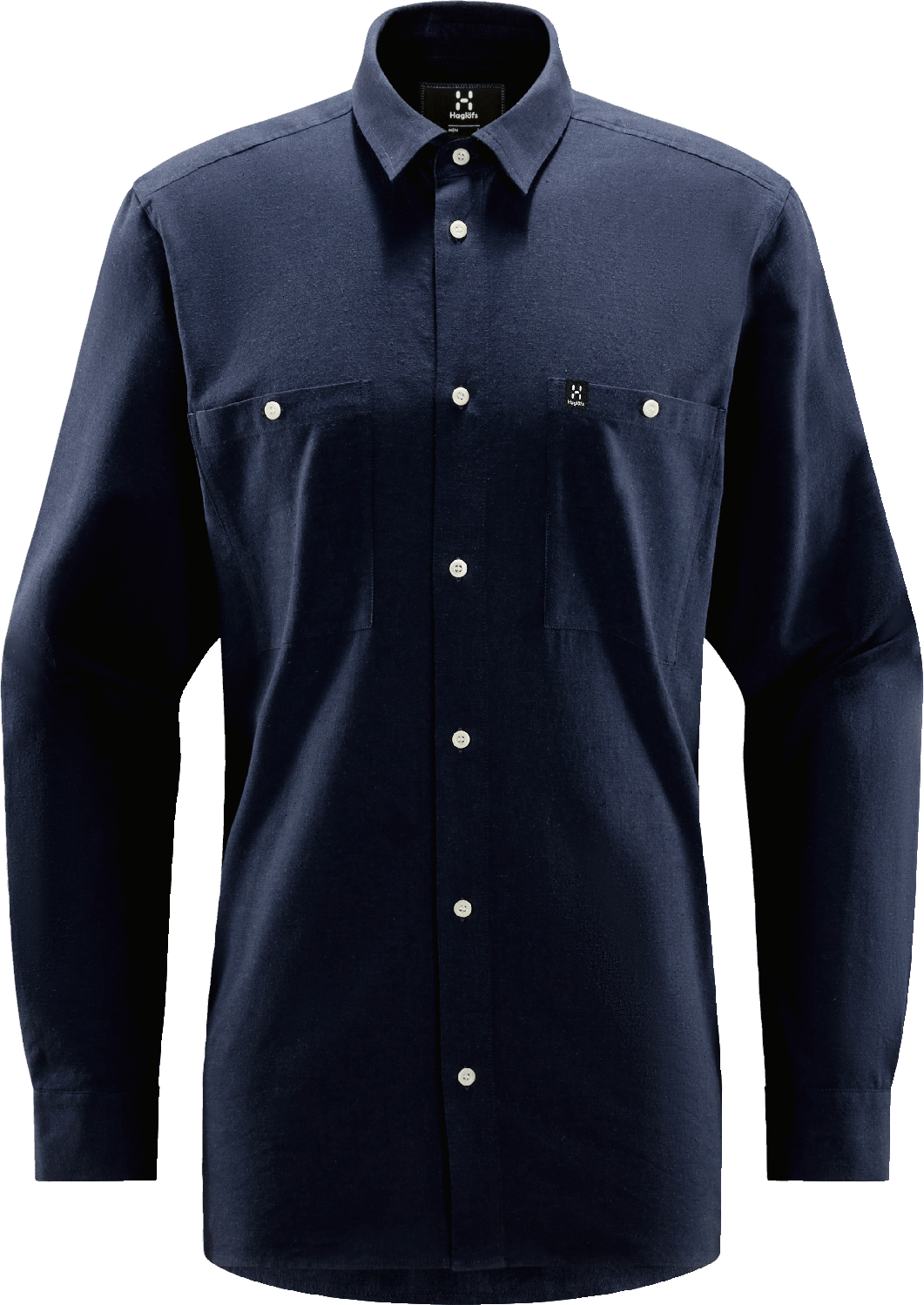 Men's Curious Hemp Shirt Tarn Blue