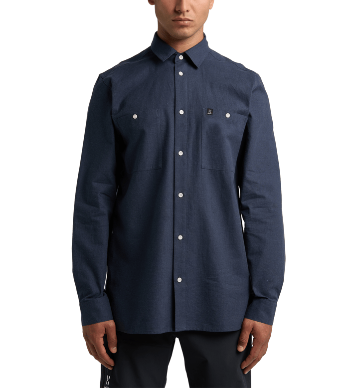 Haglöfs Men's Curious Hemp Shirt Tarn Blue Haglöfs