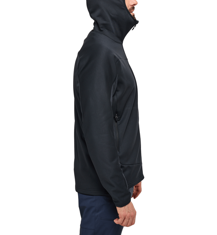 Men's Frost Mid Hood True Black Solid Haglöfs