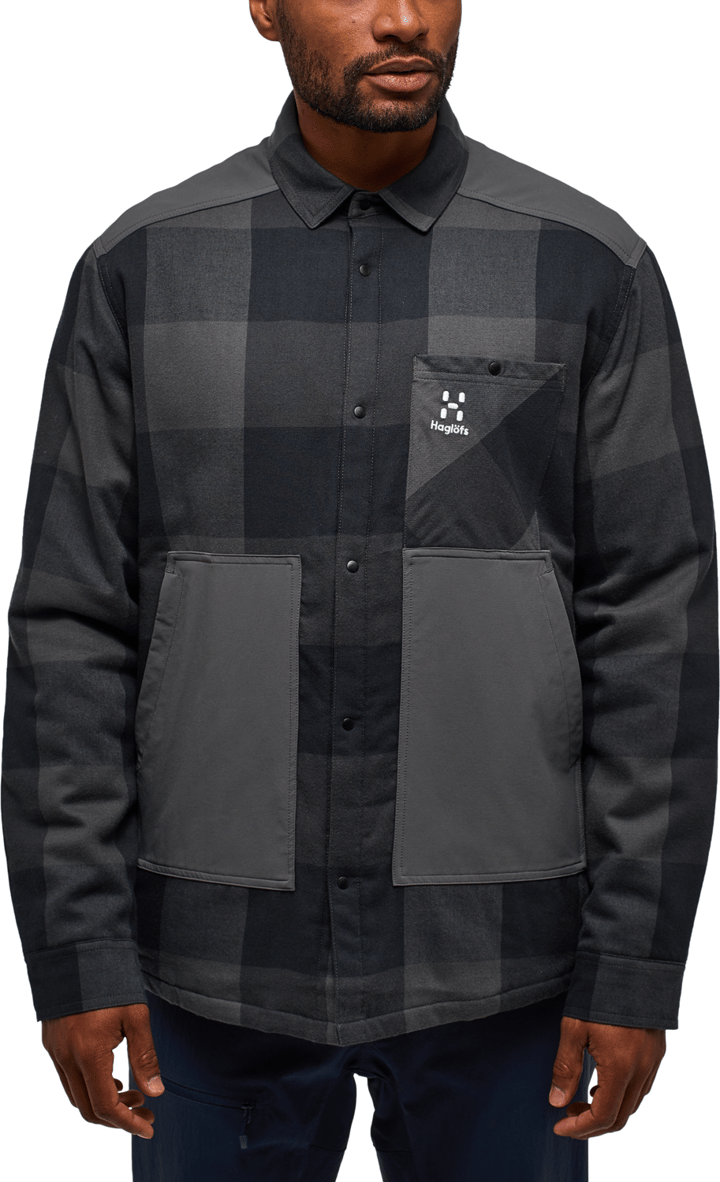 Haglöfs Men's Insulated Timmer Shirt True Black/Magnetite Haglöfs