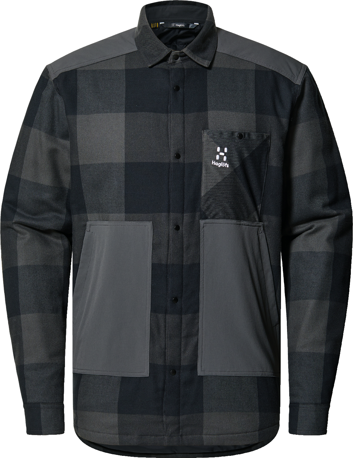 Haglöfs Men's Insulated Timmer Shirt True Black/Magnetite