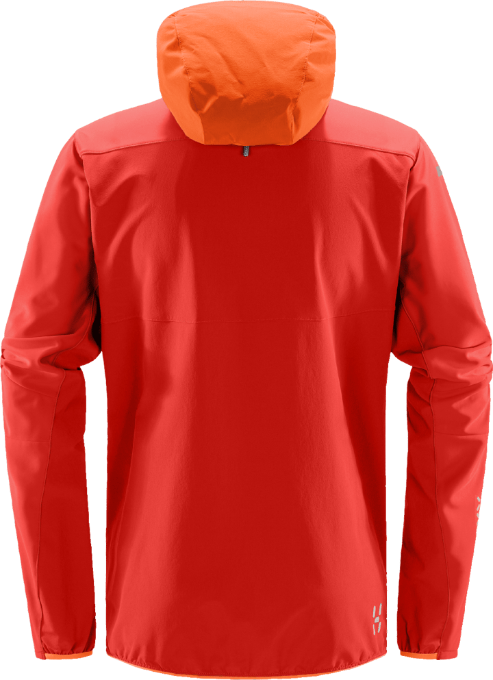 Men's L.I.M Hybrid Softshell Jacket Habanero/Flame Orange Haglöfs