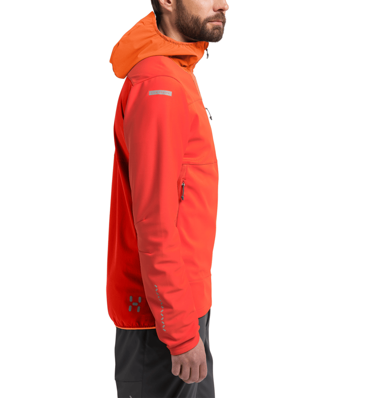 Haglöfs Men's L.I.M Hybrid Softshell Jacket Habanero/Flame Orange Haglöfs