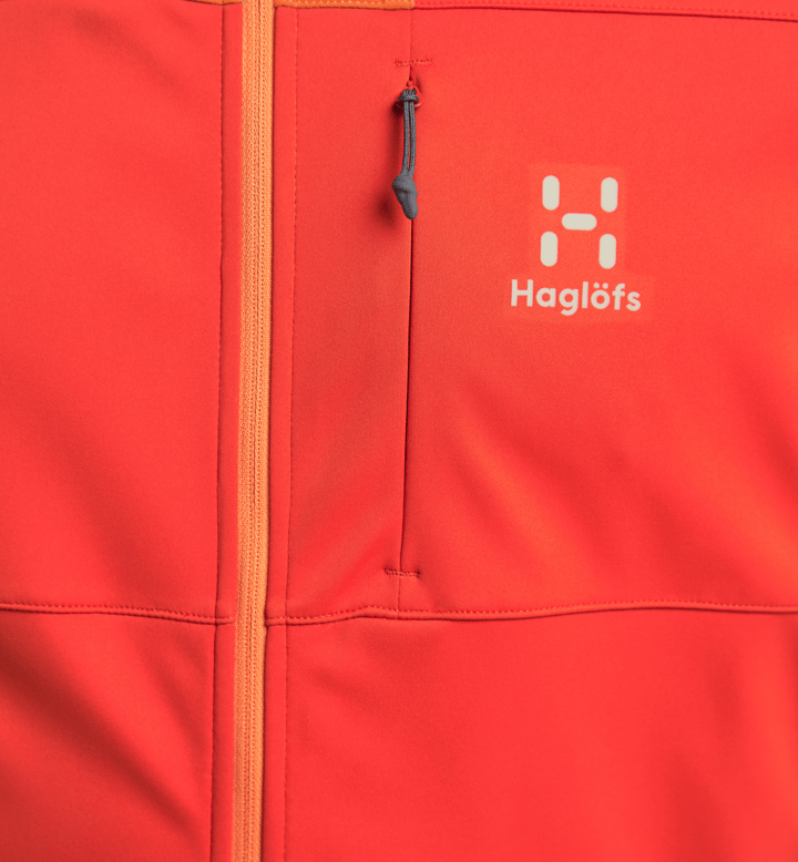 Haglöfs Men's L.I.M Hybrid Softshell Jacket Habanero/Flame Orange Haglöfs