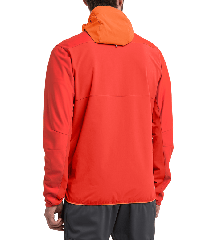 Men's L.I.M Hybrid Softshell Jacket Habanero/Flame Orange Haglöfs