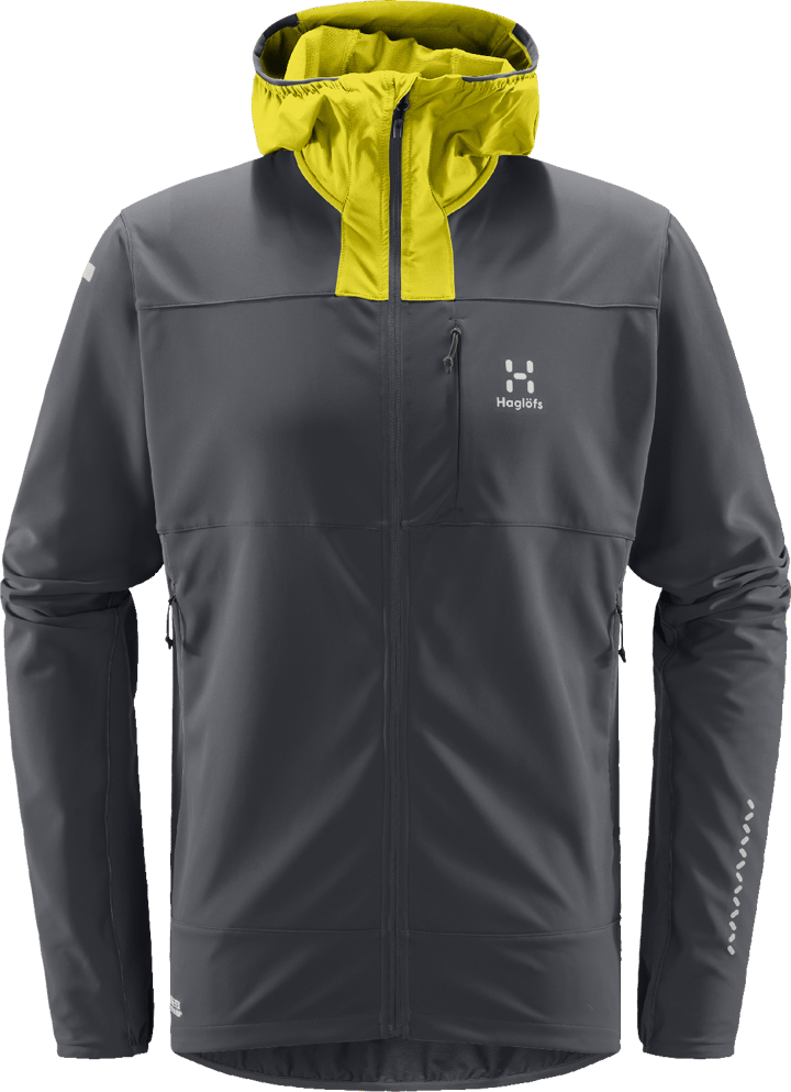 Men's L.I.M Hybrid Softshell Jacket Magnetite/Aurora Haglöfs