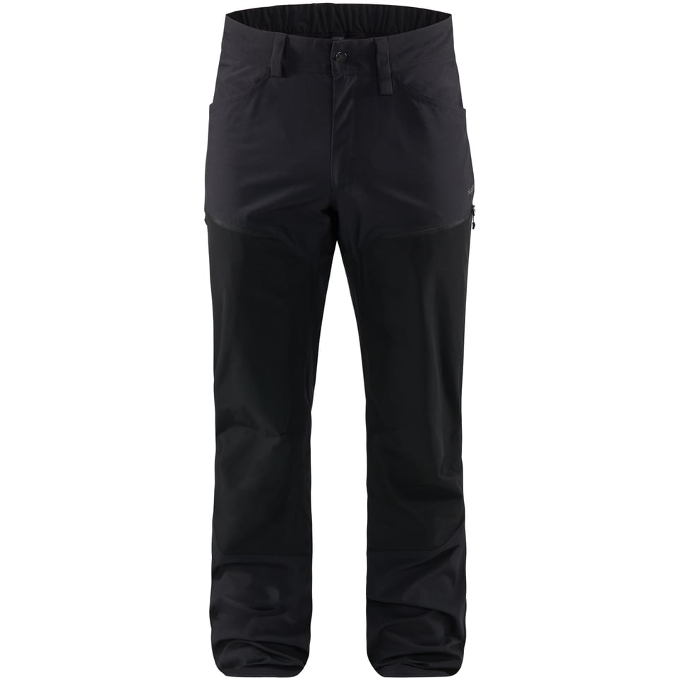 Men's Mid Flex Pant True Black Solid Regular