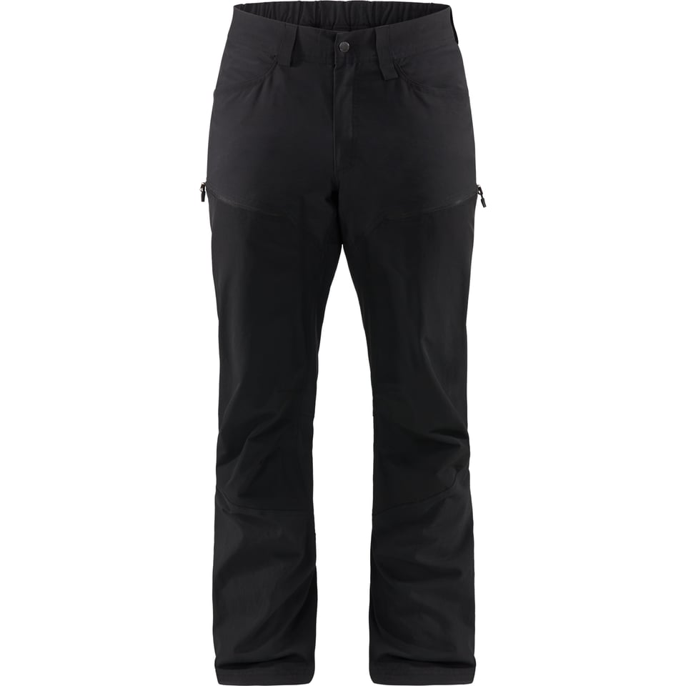 Men's Mid Flex Pant True Black Solid Regular