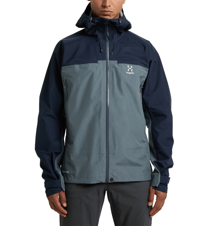 Men's ROC Flash GORE-TEX Jacket Steel Blue/Tarn Blue Haglöfs