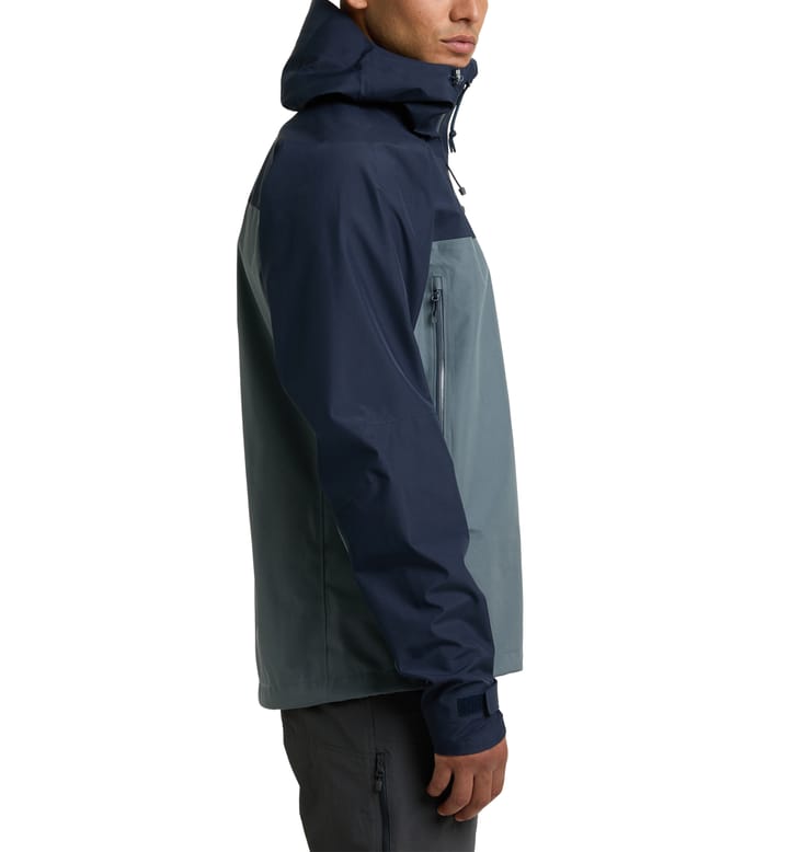 Men's ROC Flash GORE-TEX Jacket Steel Blue/Tarn Blue Haglöfs