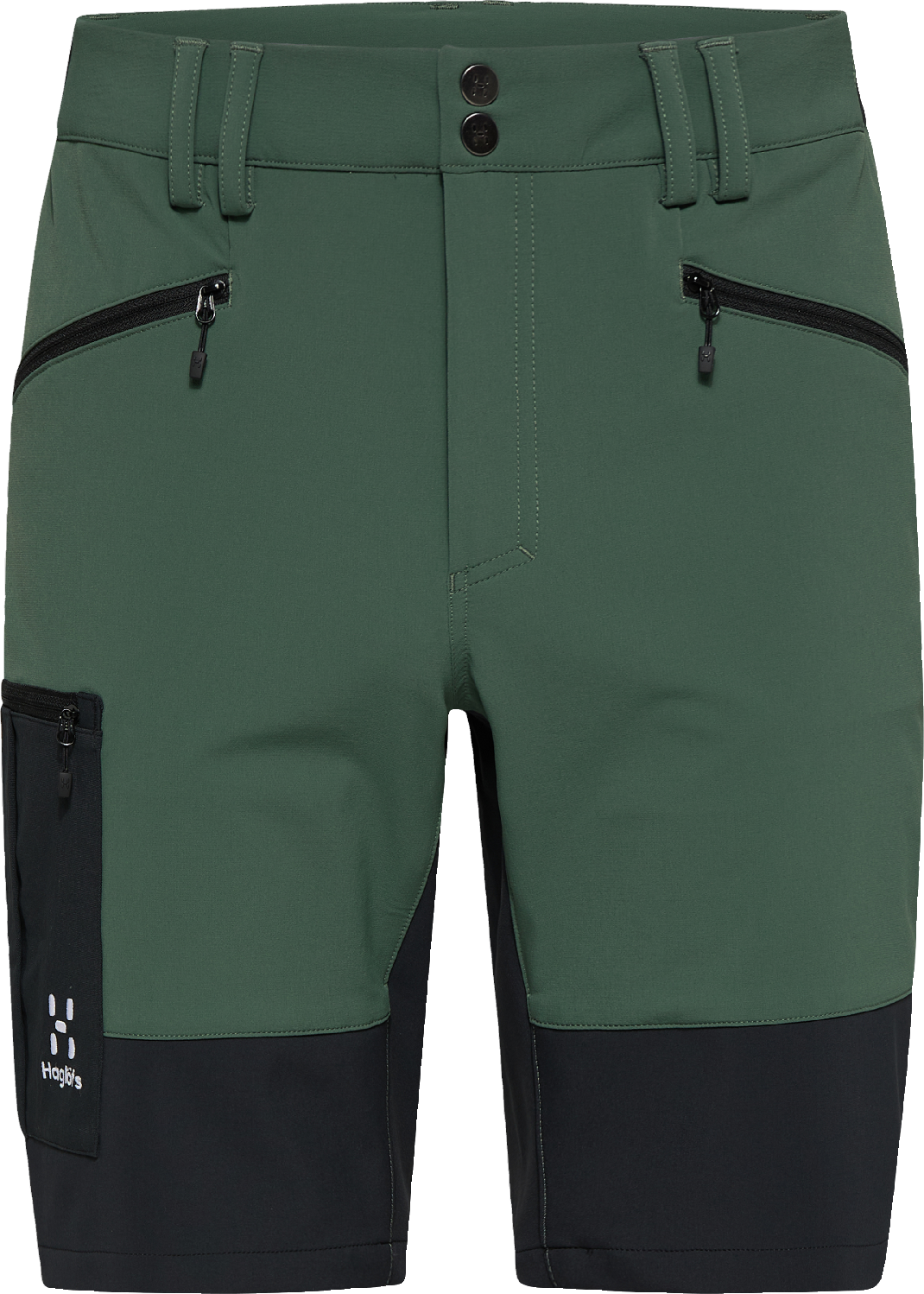 Men’s Rugged Slim Shorts Fjell Green/True Black