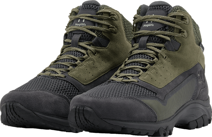 Haglöfs Men's Skuta Mid Proof Magnetite/Olive Green Haglöfs