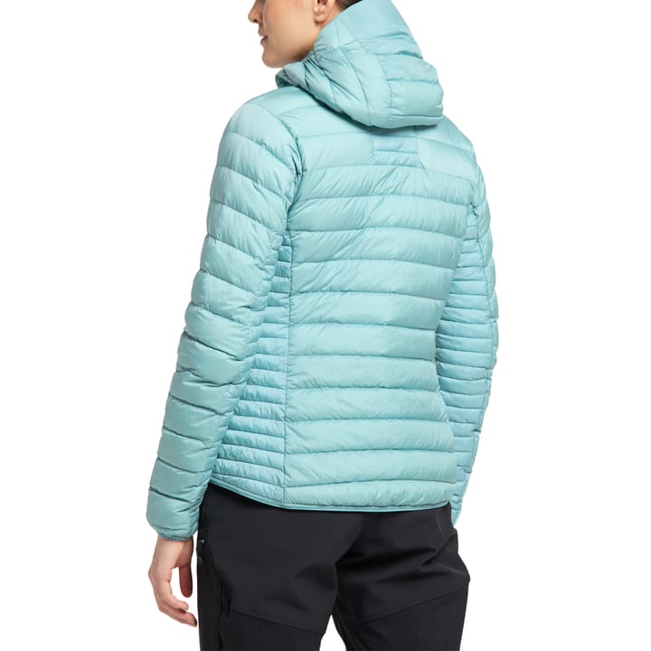 Micro Nordic Down Hood Women Frost Blue Haglöfs