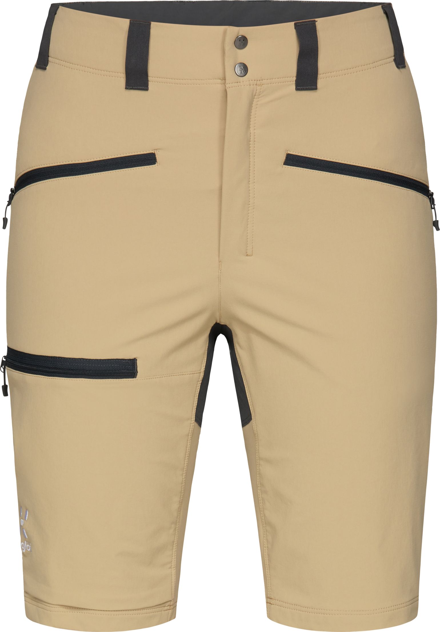 Haglöfs Mid Slim Shorts Women Sand/Magnetite