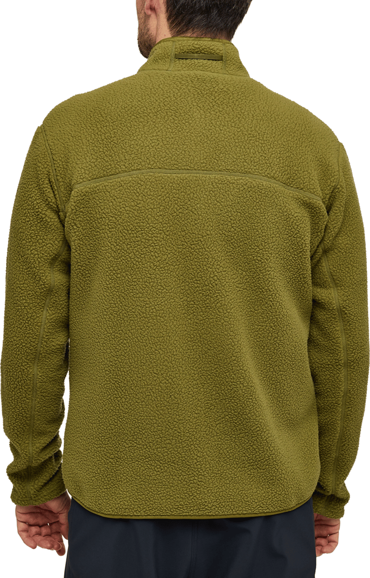 Men's Mossa Pile Jacket Olive Green Haglöfs