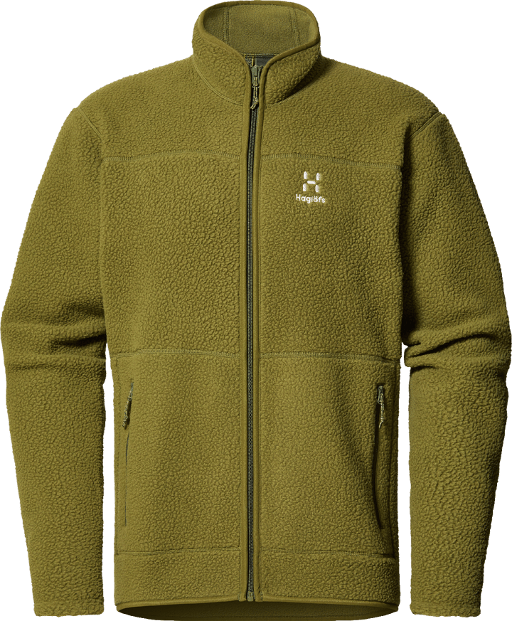 Men's Mossa Pile Jacket Olive Green Haglöfs