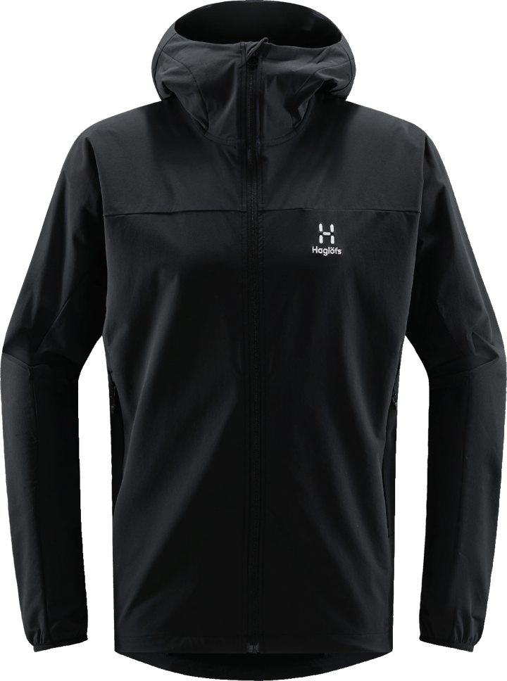 Men's Move Softshell Hood True Black Haglöfs