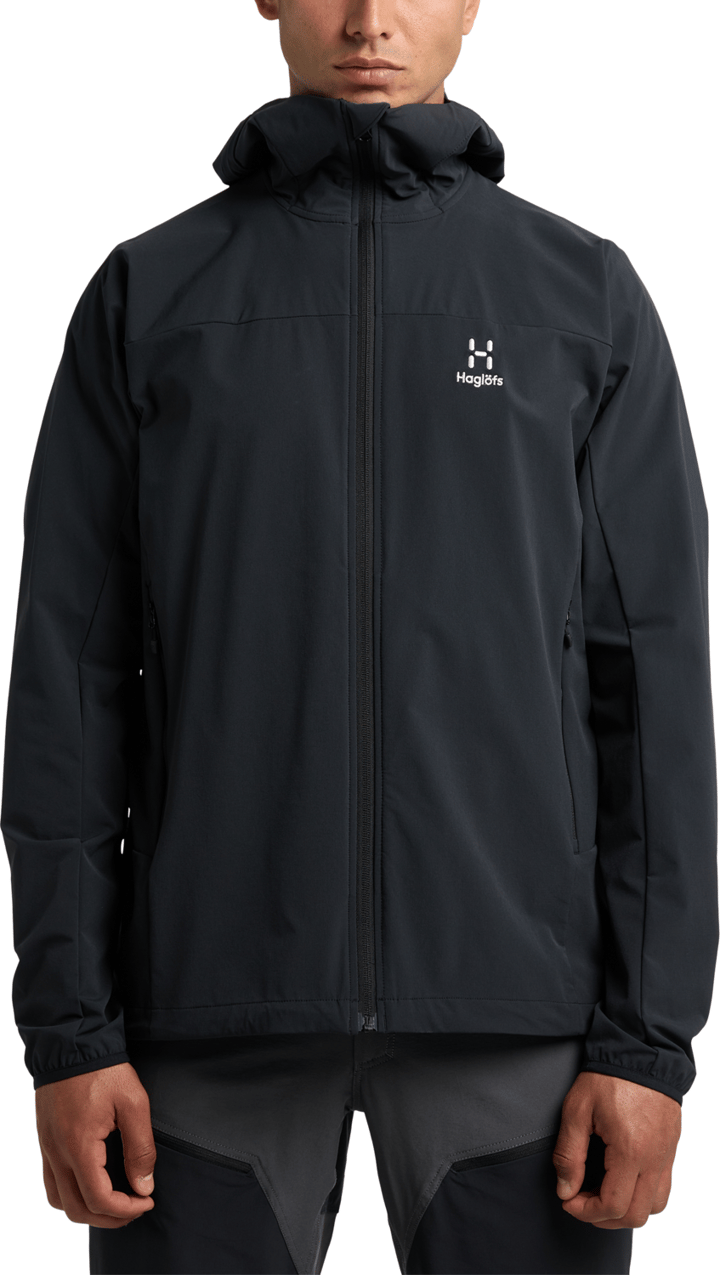 Haglöfs Men's Move Softshell Hood True Black Haglöfs