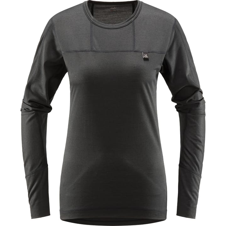 Natural Blend Tech Crew Neck Women True Black Haglöfs