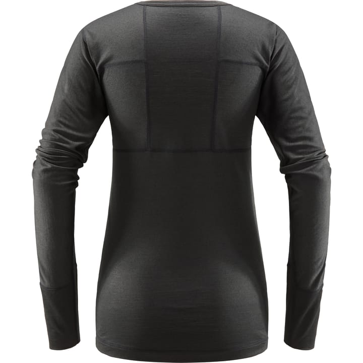 Natural Blend Tech Crew Neck Women True Black Haglöfs