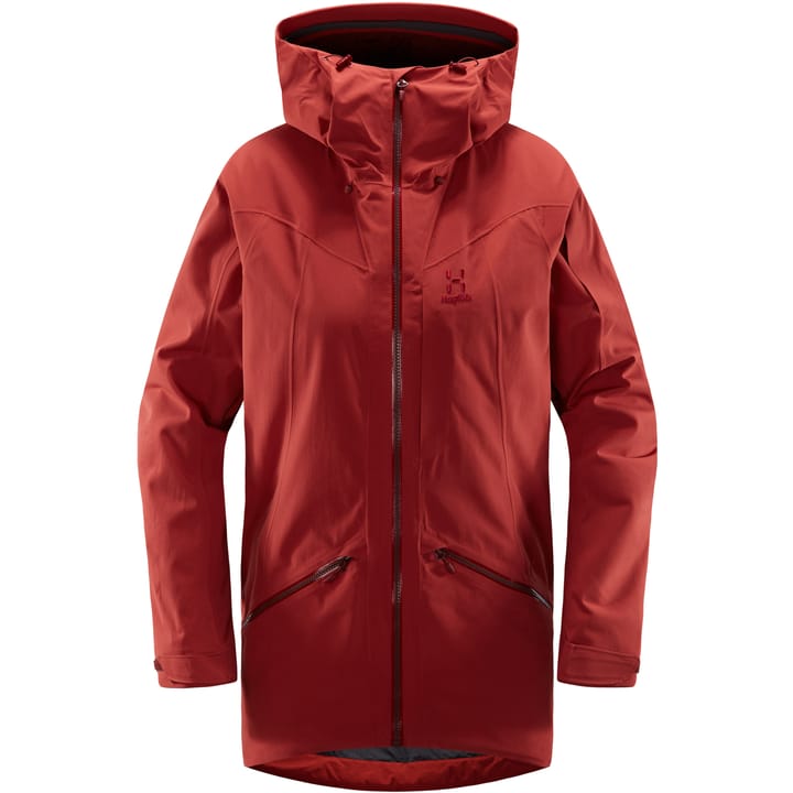 Niva Insulated Parka Women Brick Red Haglöfs