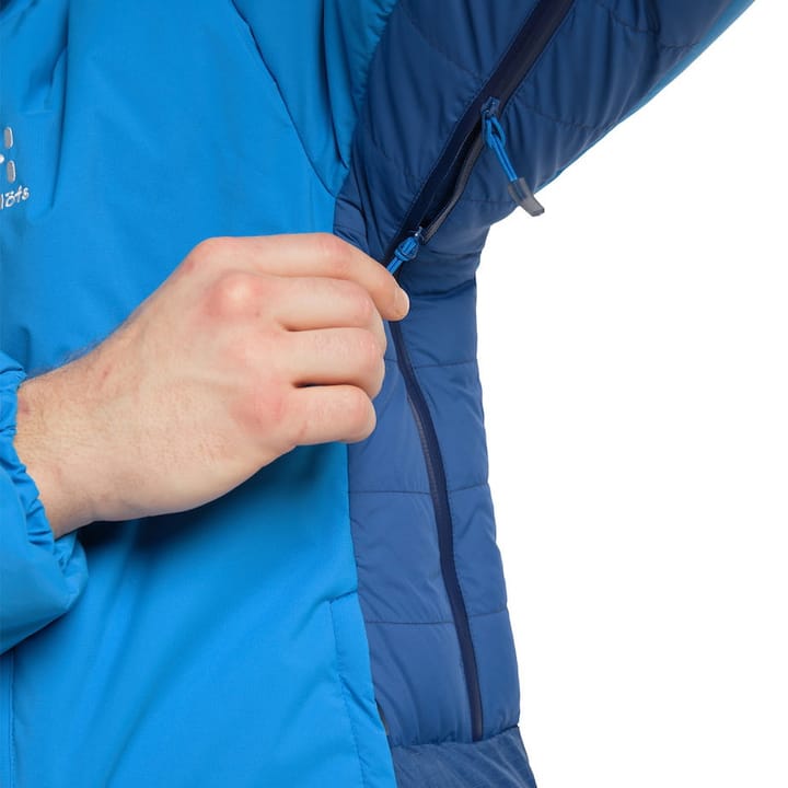 Haglöfs Nordic Expedition Down Hood Men Nordic Blue/Baltic Blue Haglöfs