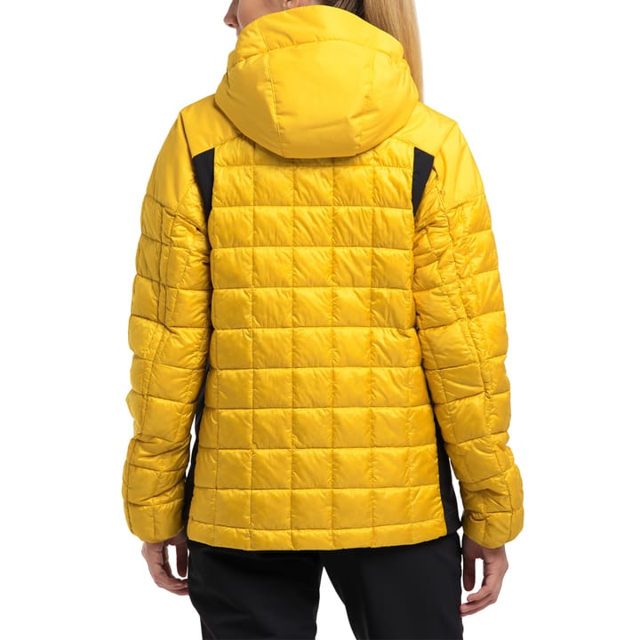 Nordic Mimic Hood Women Pumpkin Yellow/True Black Haglöfs