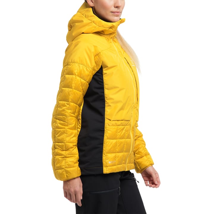 Haglöfs Nordic Mimic Hood Women Pumpkin Yellow/True Black Haglöfs