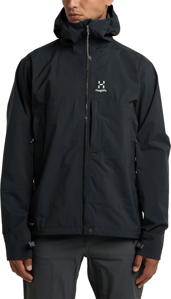 Men's ROC Mono Proof Jacket True Black Haglöfs